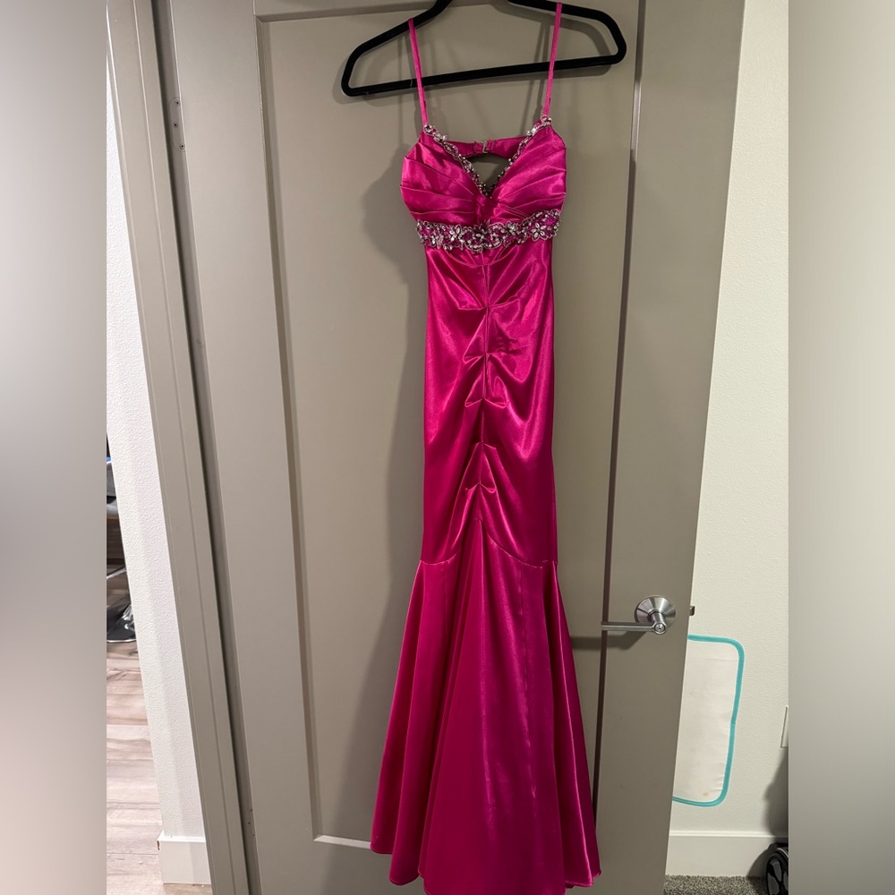 Pretty Mermaid Halter Satin Prom Dress Evening Dress Formal Dress